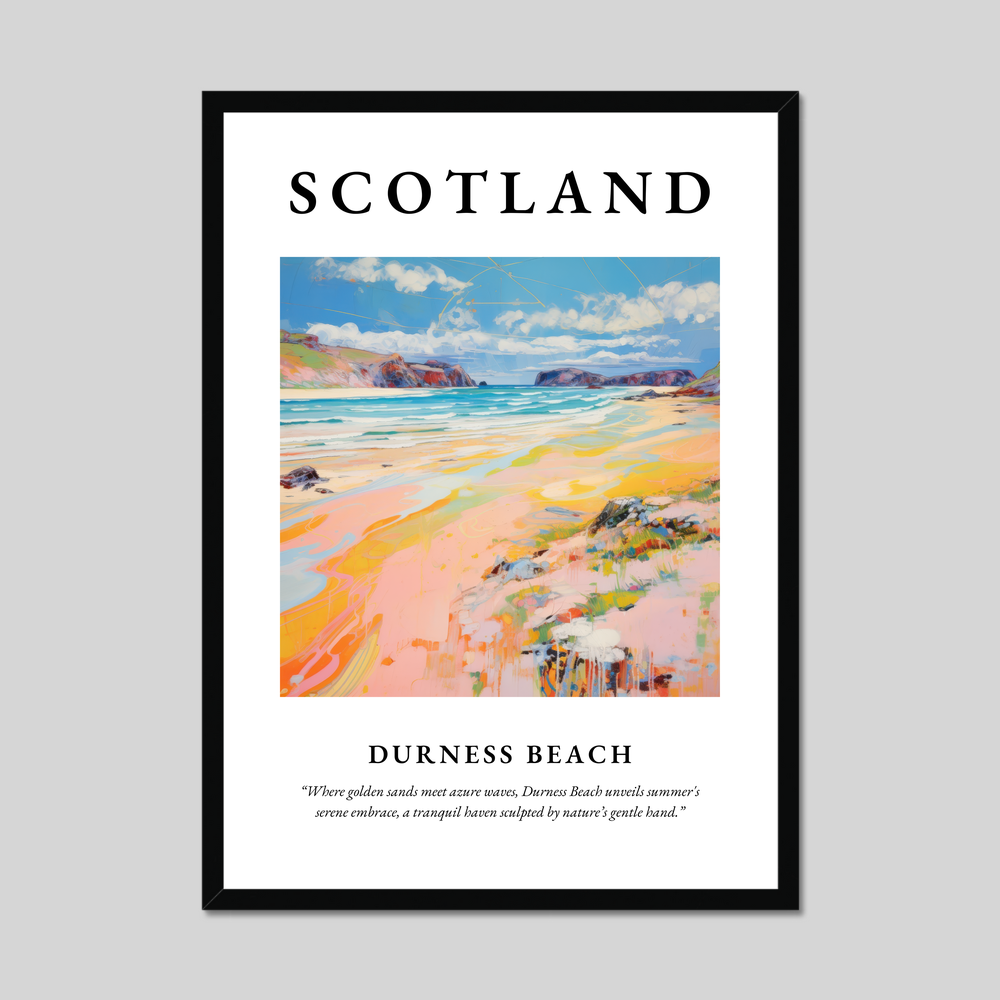 Poster of Durness Beach, Scotland.