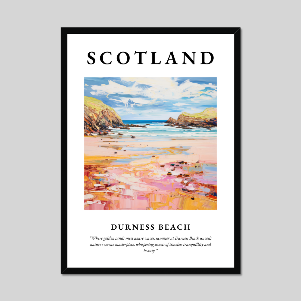 Poster of Durness Beach, Scotland.