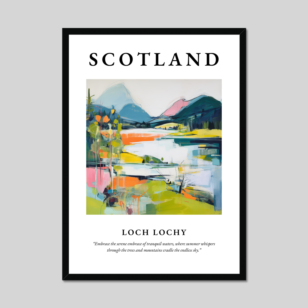 Poster of Loch Lochy, Scotland.