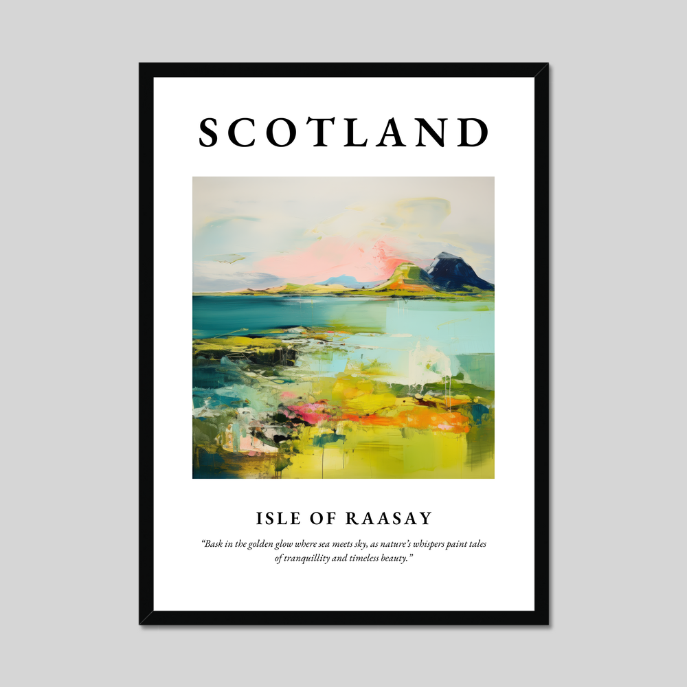 Poster of Isle of Raasay, Scotland.