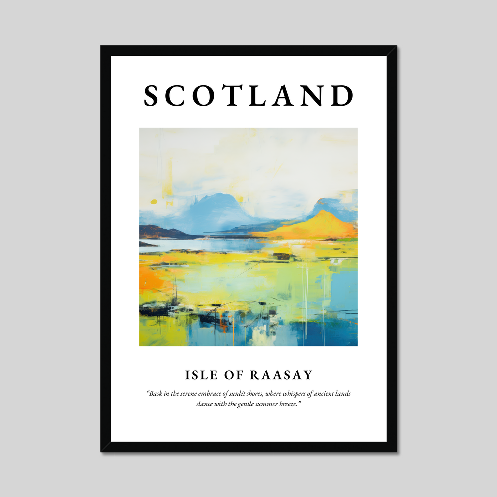 Poster of Isle of Raasay, Scotland.