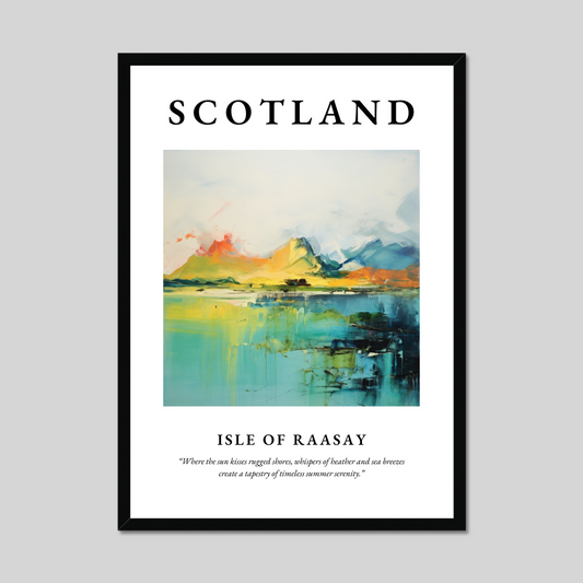 Poster of Isle of Raasay, Scotland.