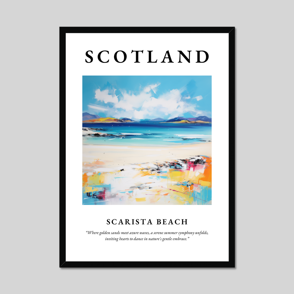 Poster of Scarista Beach, Scotland.