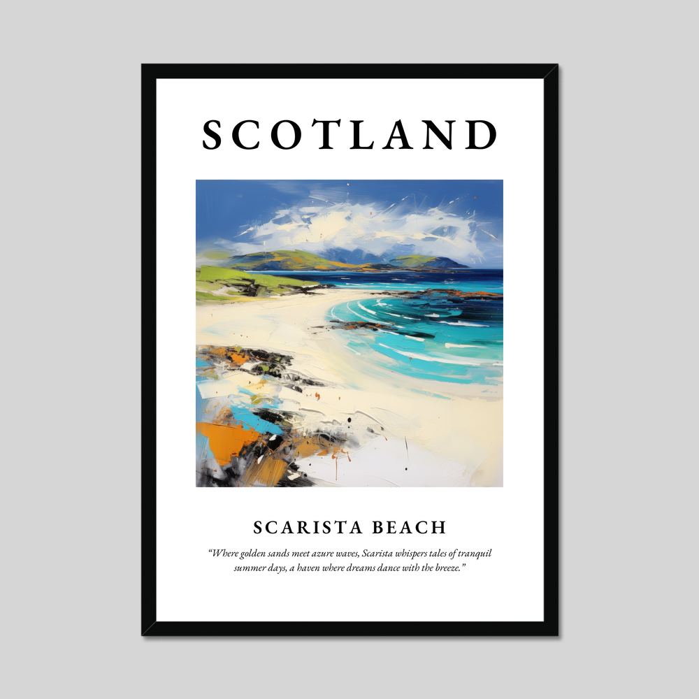 Poster of Scarista Beach, Scotland.