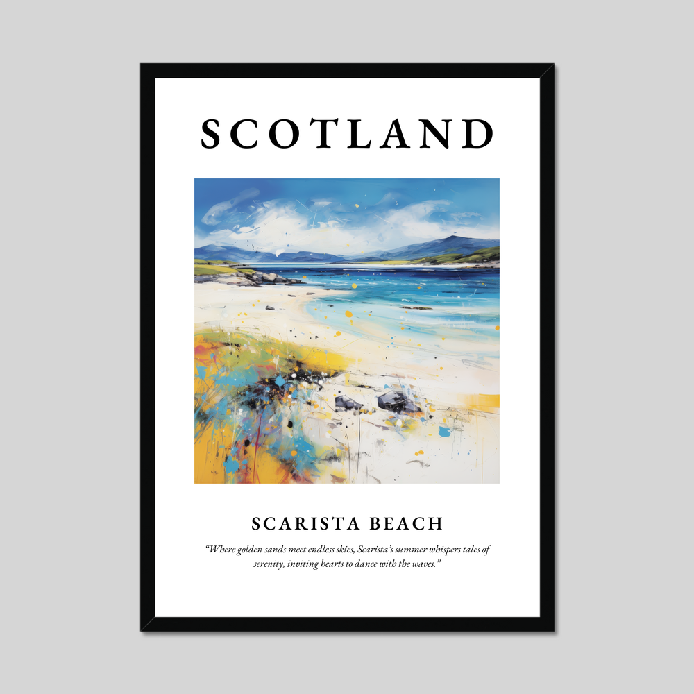 Poster of Scarista Beach, Scotland.