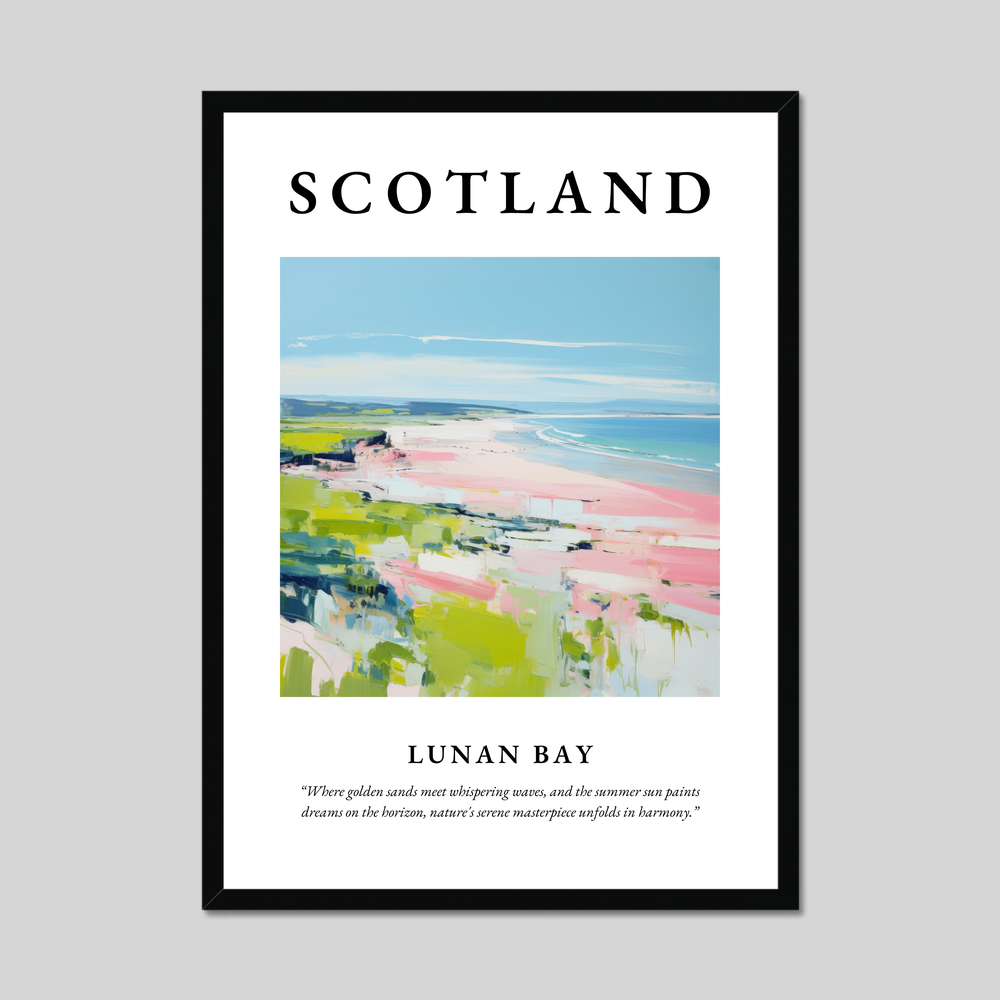 Poster of Lunan Bay, Scotland.