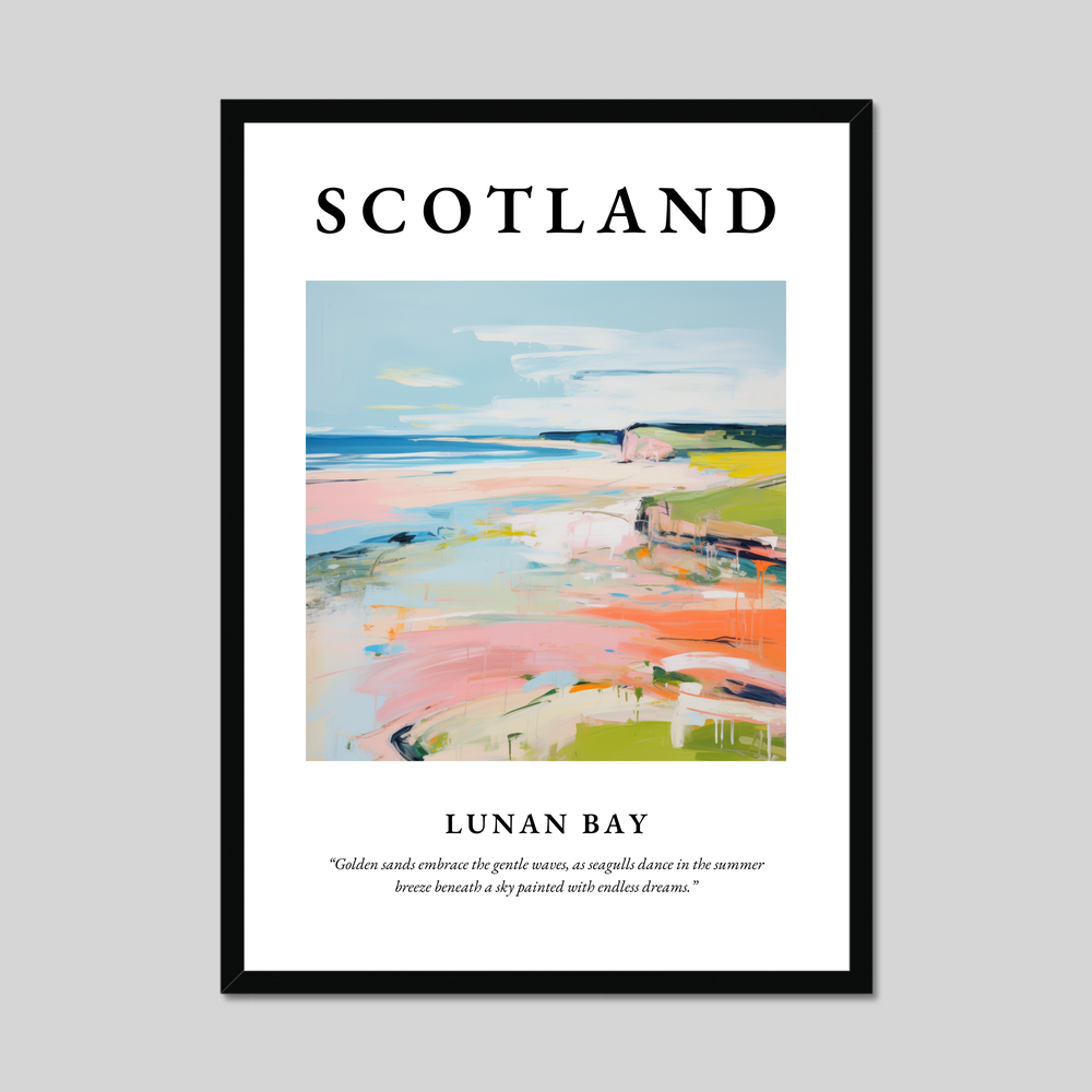 Poster of Lunan Bay, Scotland.