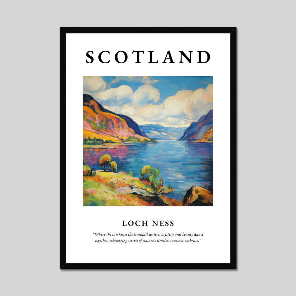 Poster of Loch Ness, Scotland.