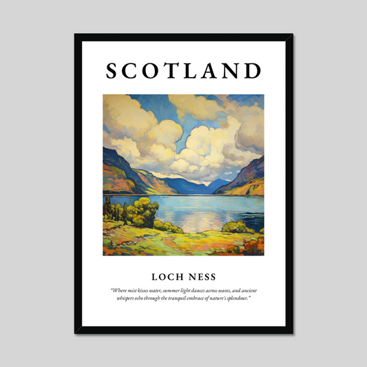 Poster of Loch Ness, Scotland.