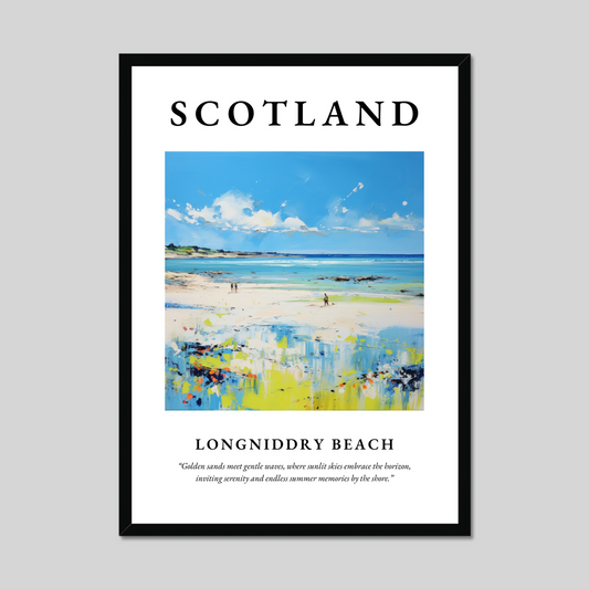 Poster of Longniddry Beach, Scotland.