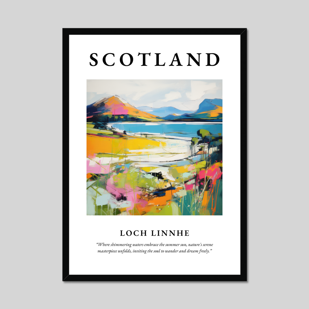 Poster of Loch Linnhe, Scotland.