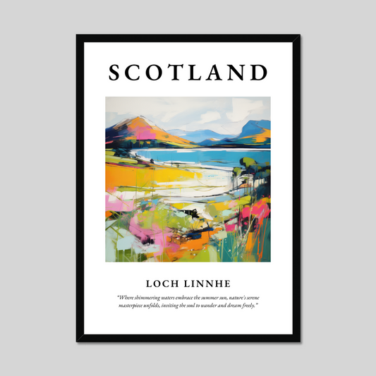 Poster of Loch Linnhe, Scotland.