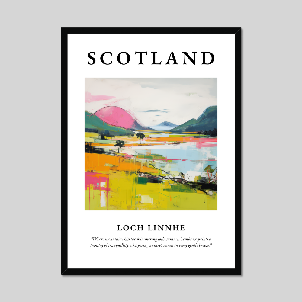 Poster of Loch Linnhe, Scotland.