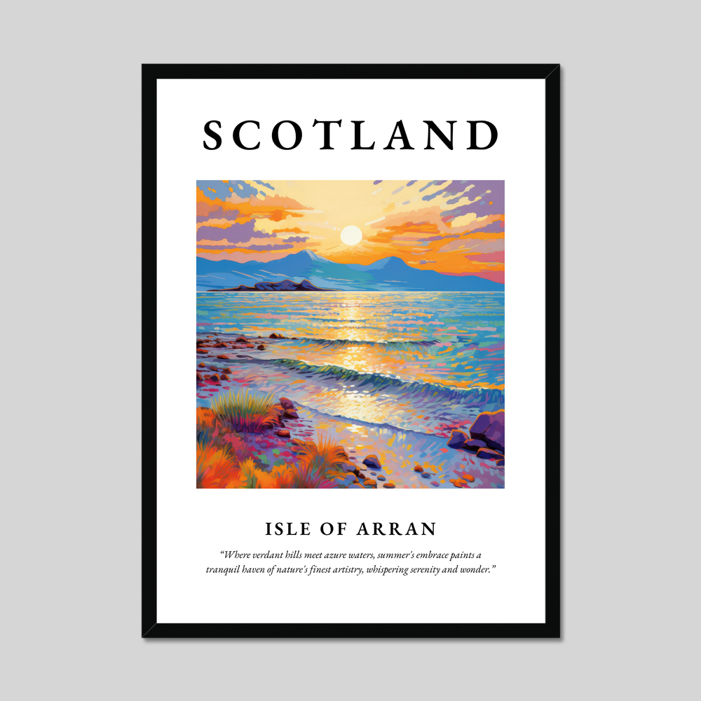 Poster of Isle of Arran, Scotland.