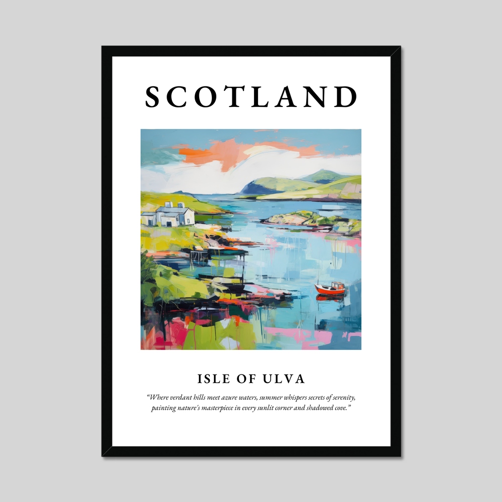 Poster of Isle of Ulva, Scotland.