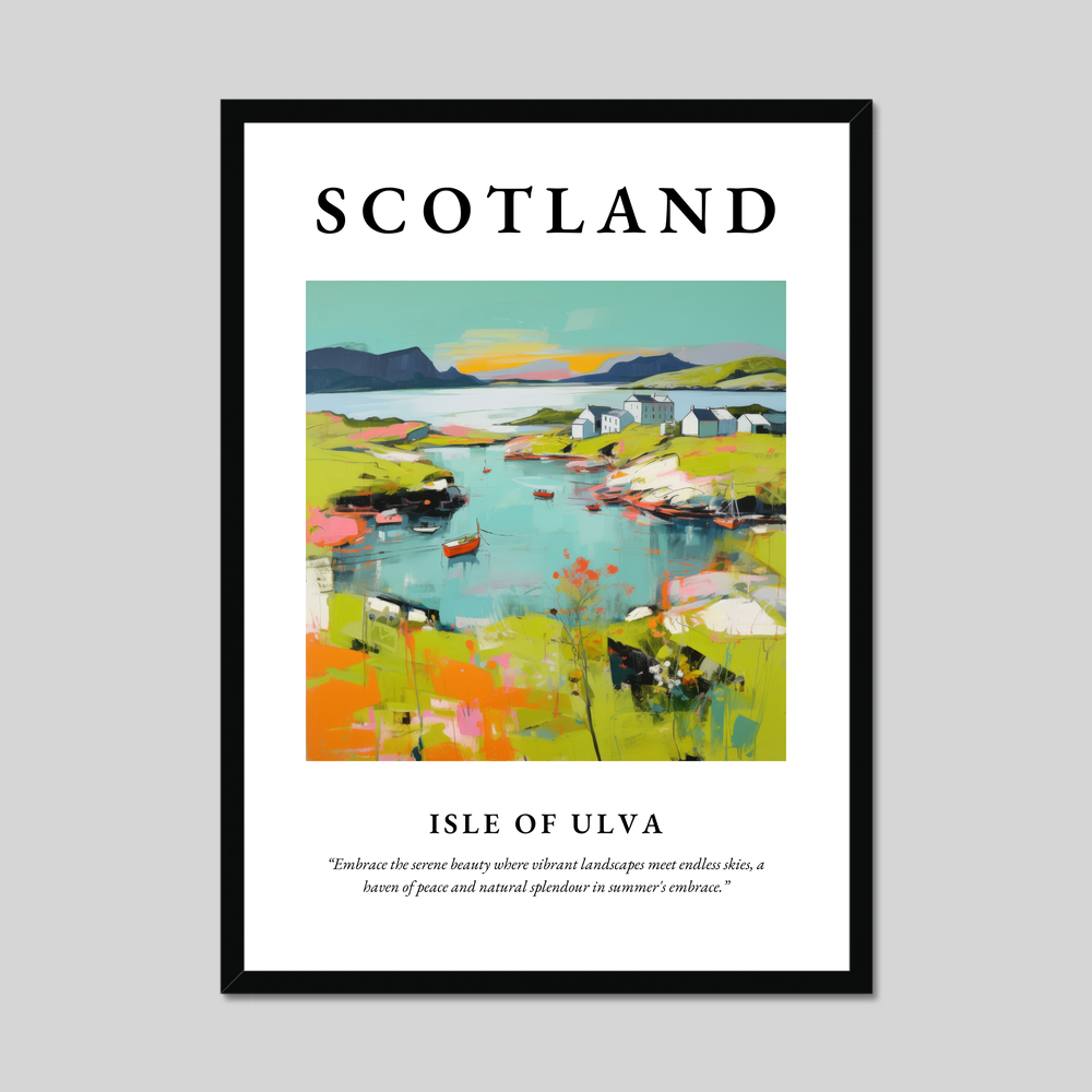 Poster of Isle of Ulva, Scotland.