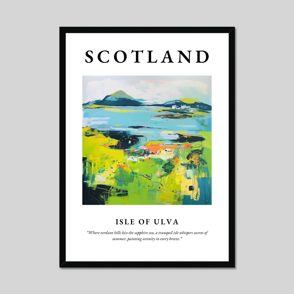 Poster of Isle of Ulva, Scotland.