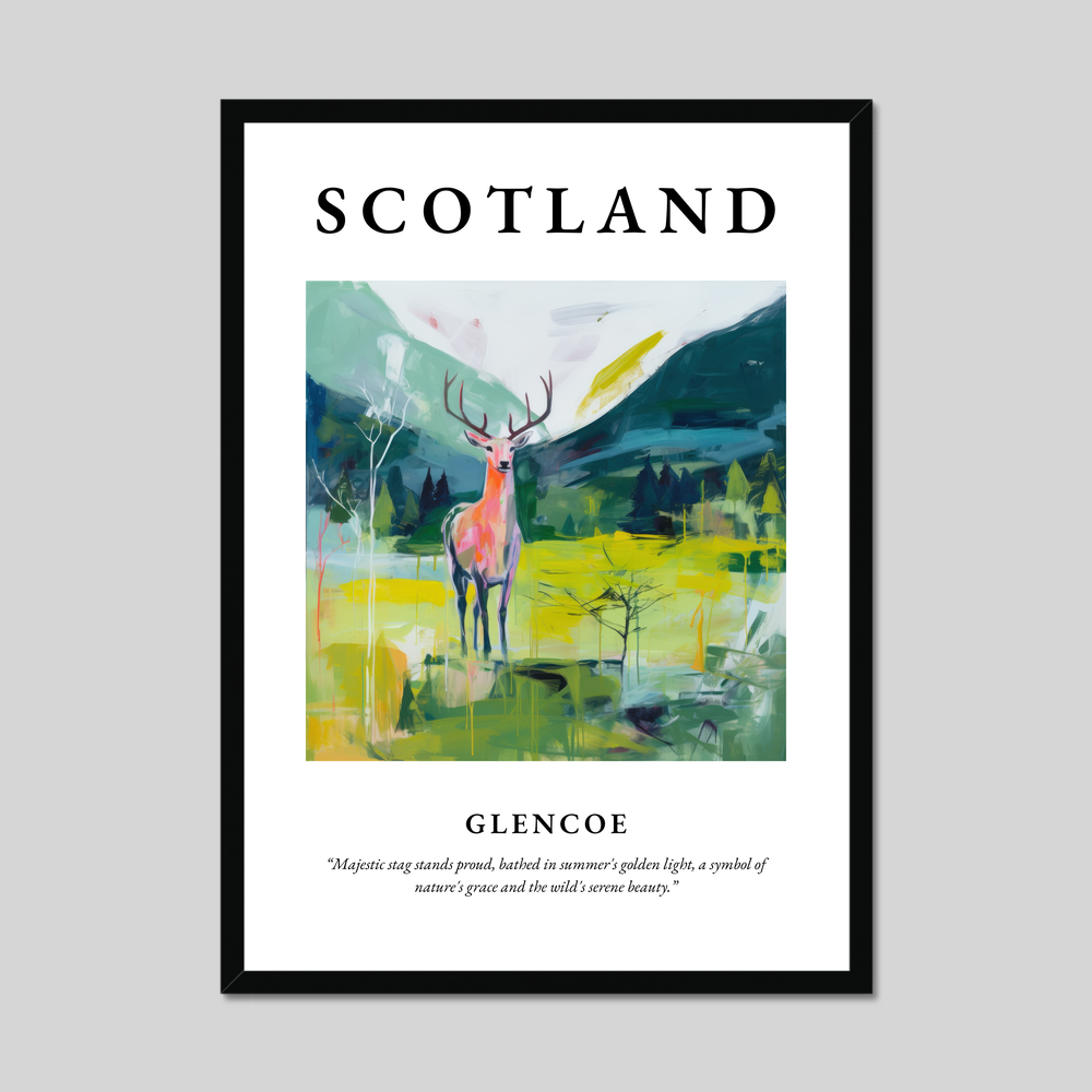 Poster of Glencoe, Scotland.