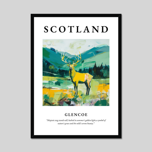 Poster of Glencoe, Scotland.