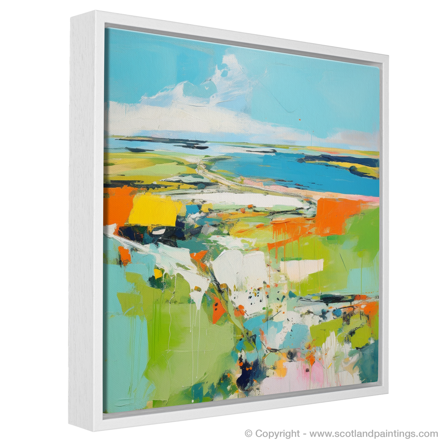 Painting and Art Print of Orkney, North of mainland Scotland in summer entitled "Orkney Summer Reverie".