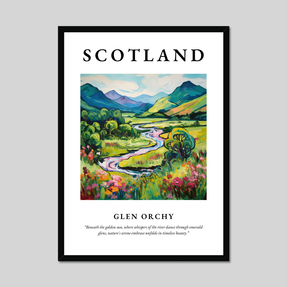 Poster of Glen Orchy, Scotland.