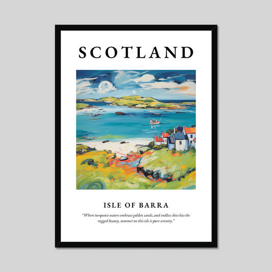 Poster of Isle of Barra, Scotland.