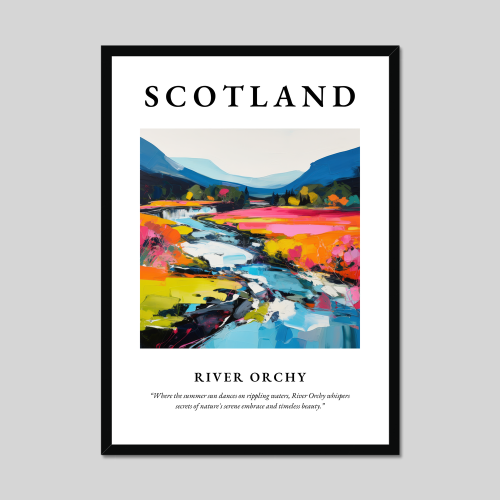 Poster of River Orchy, Scotland.