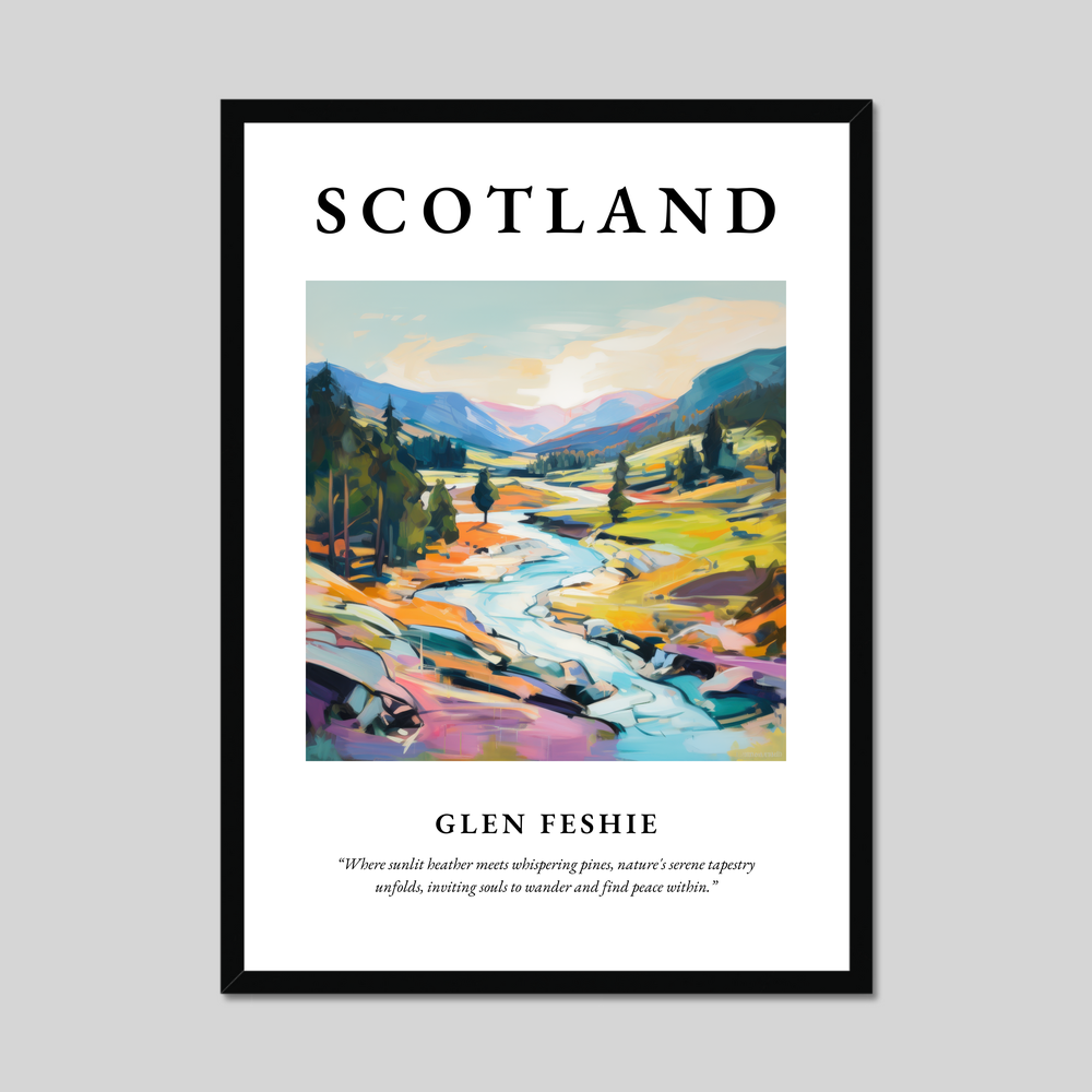 Poster of Glen Feshie, Scotland.