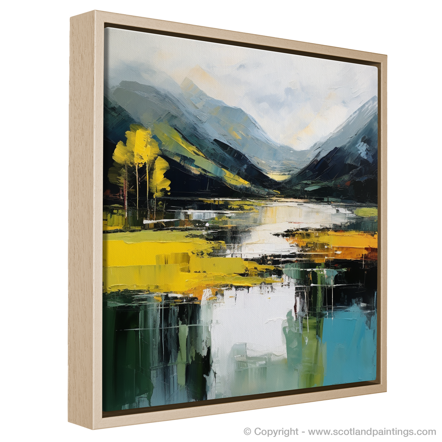 Highland Mirage: An Abstract Ode to Loch Lochy Summer