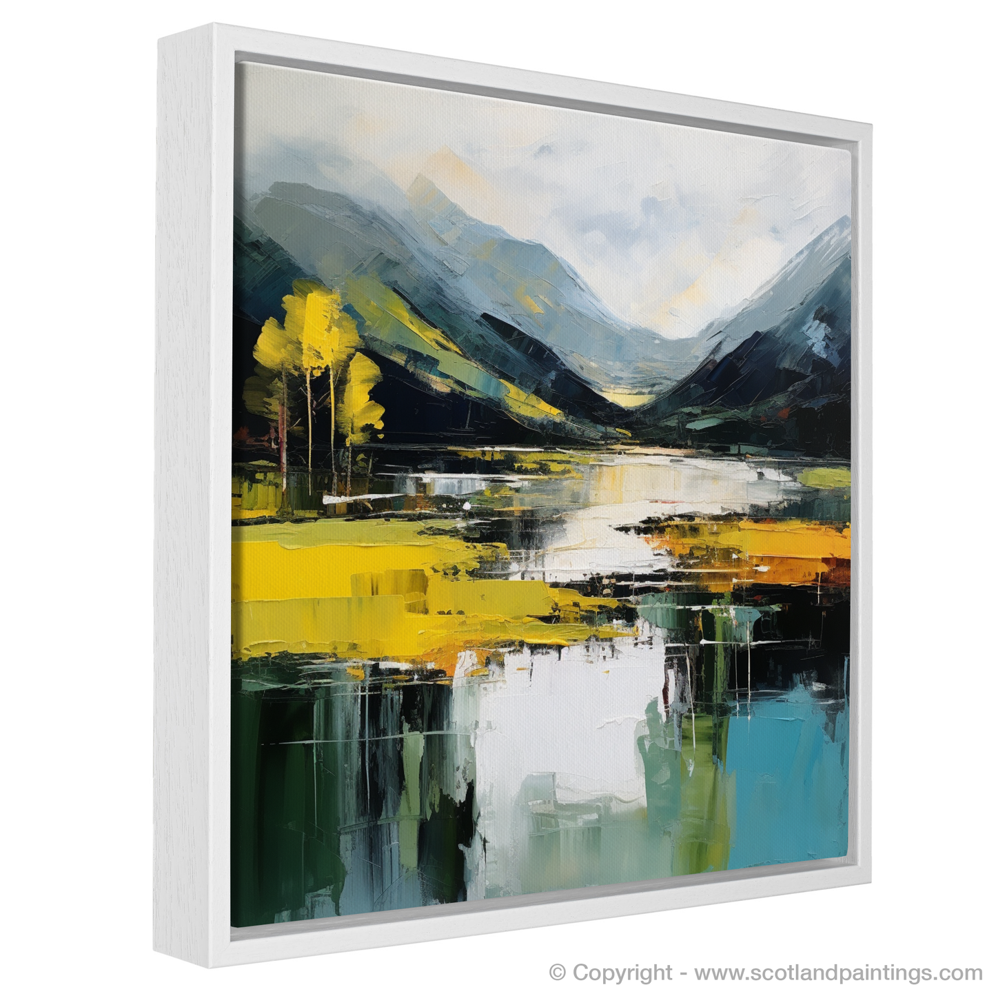 Highland Mirage: An Abstract Ode to Loch Lochy Summer