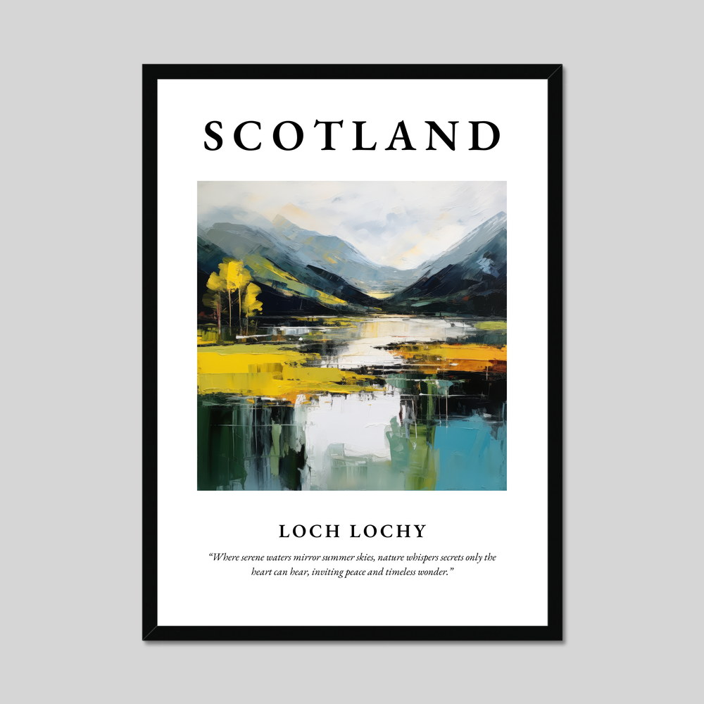 Poster of Loch Lochy, Scotland.