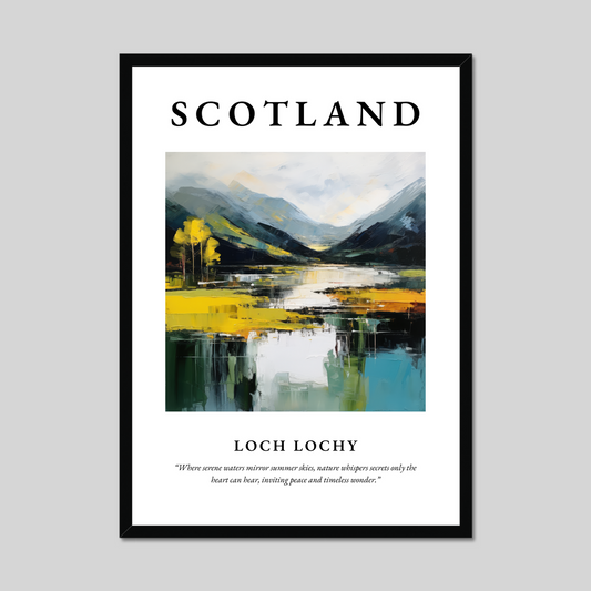 Poster of Loch Lochy, Scotland.