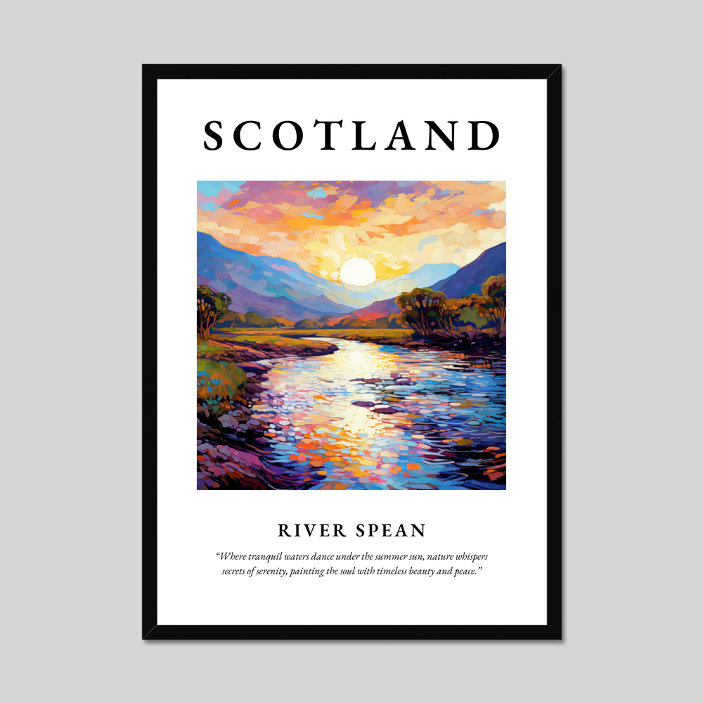 Poster of River Spean, Scotland.