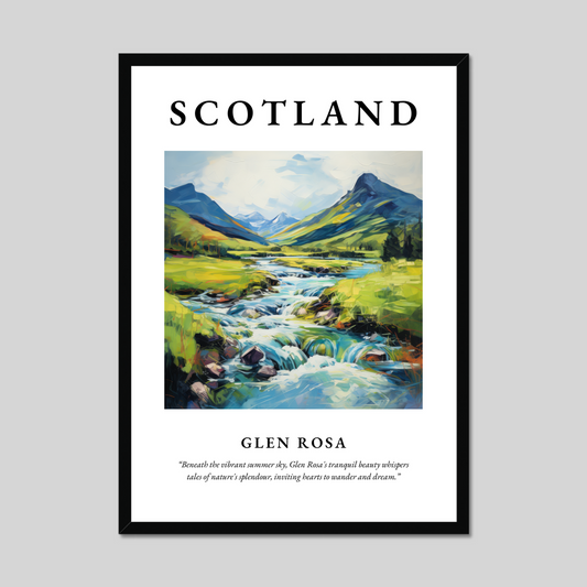 Poster of Glen Rosa, Scotland.