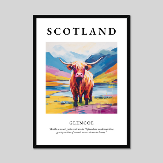 Poster of Glencoe, Scotland.