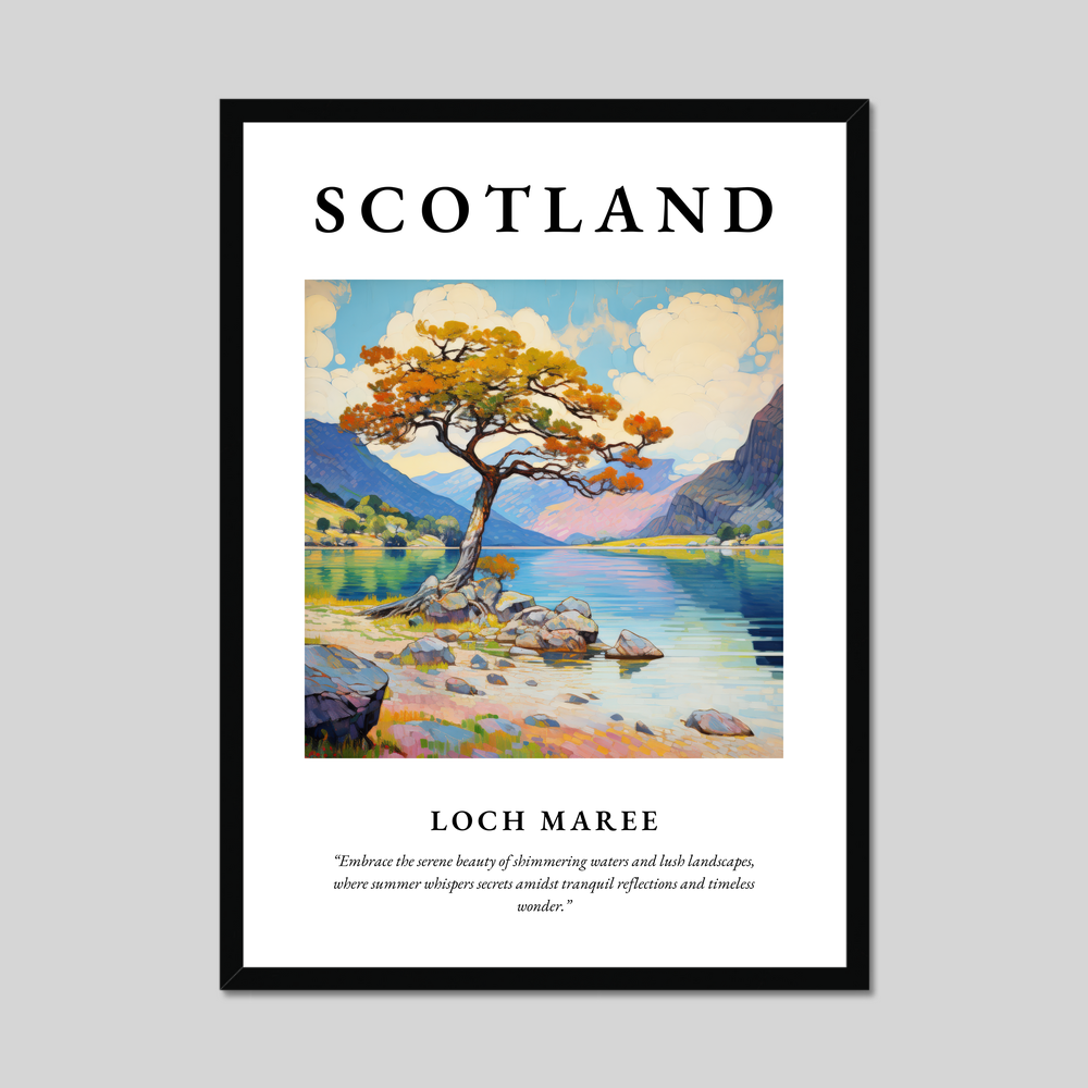 Poster of Loch Maree, Scotland.