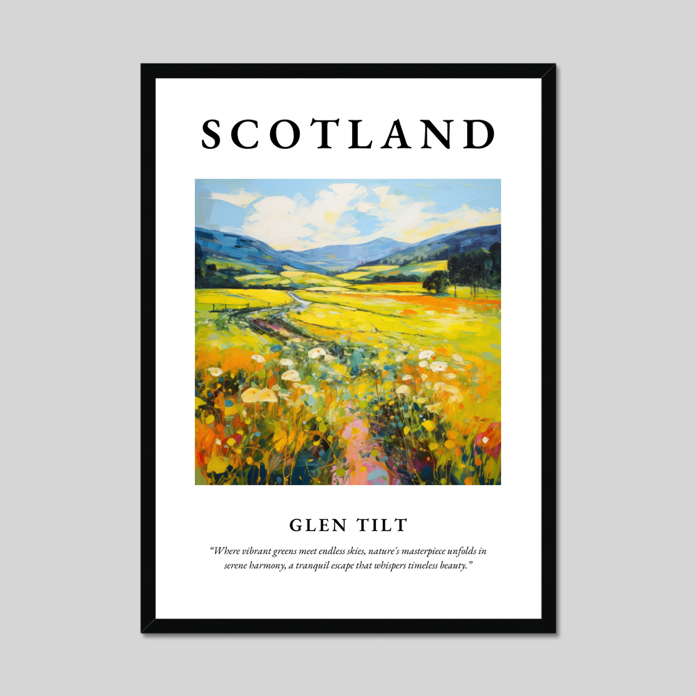 Poster of Glen Tilt, Scotland.