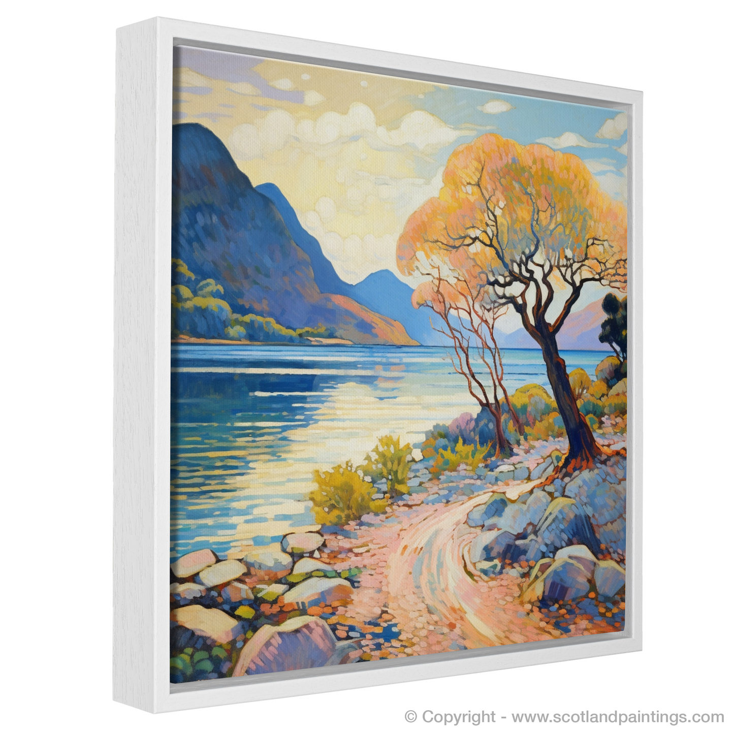 Summer Serenity at Loch Maree: An Impressionist Tribute to Wester Ross