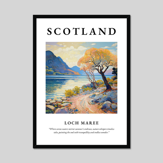 Poster of Loch Maree, Scotland.