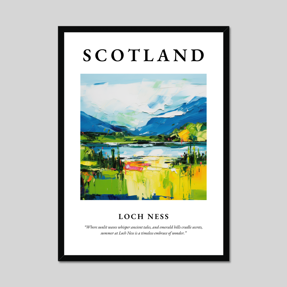 Poster of Loch Ness, Scotland.