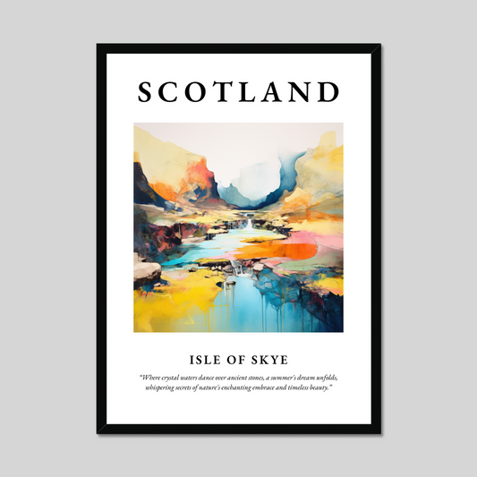 Poster of Isle of Skye, Scotland.