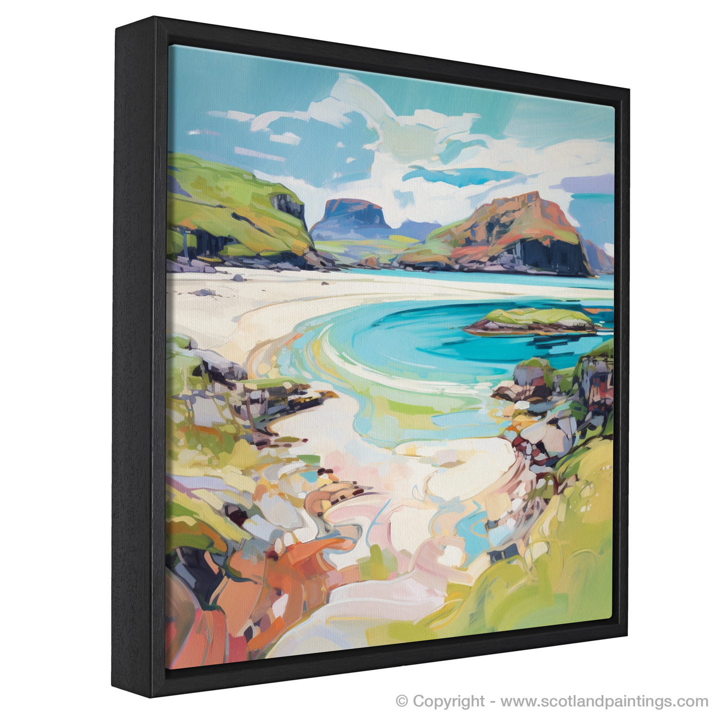 Calgary Bay Summer Vibrance: A Modern Ode to the Isle of Mull