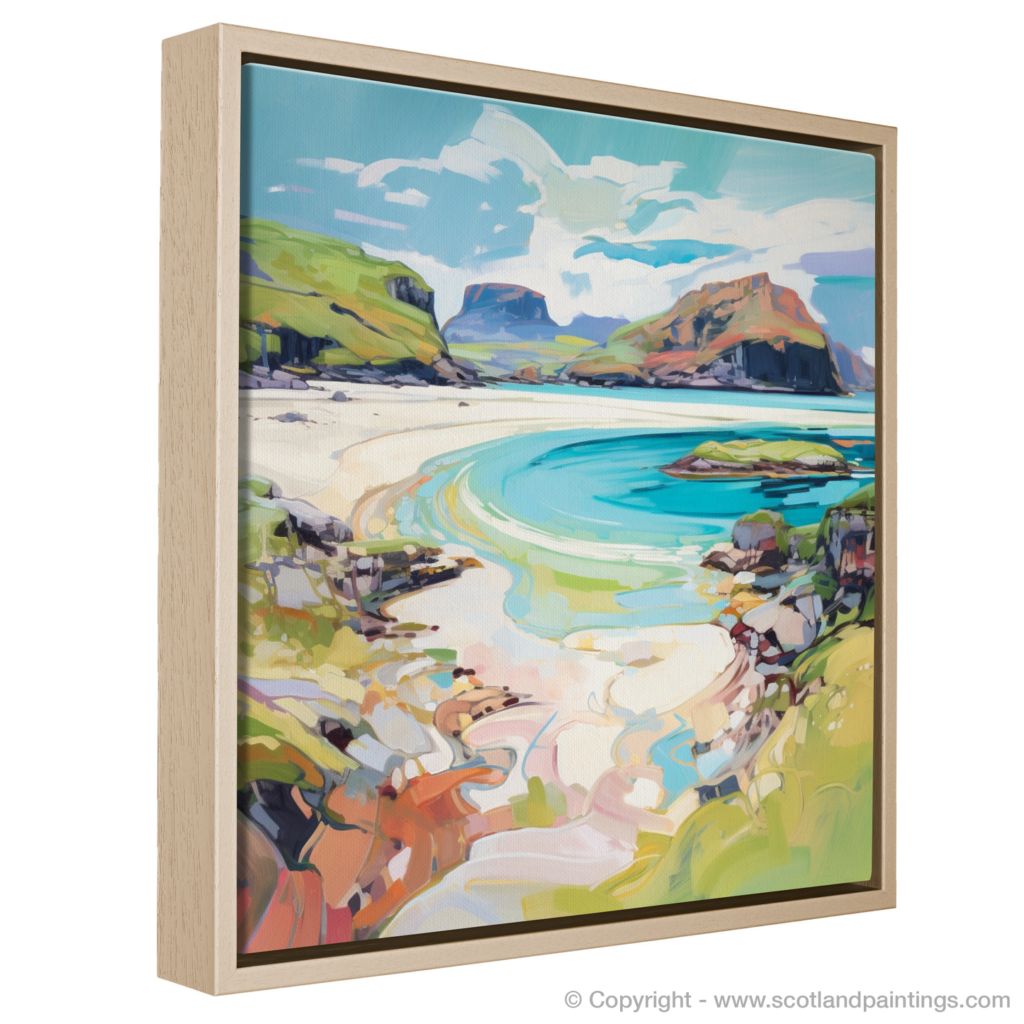 Calgary Bay Summer Vibrance: A Modern Ode to the Isle of Mull