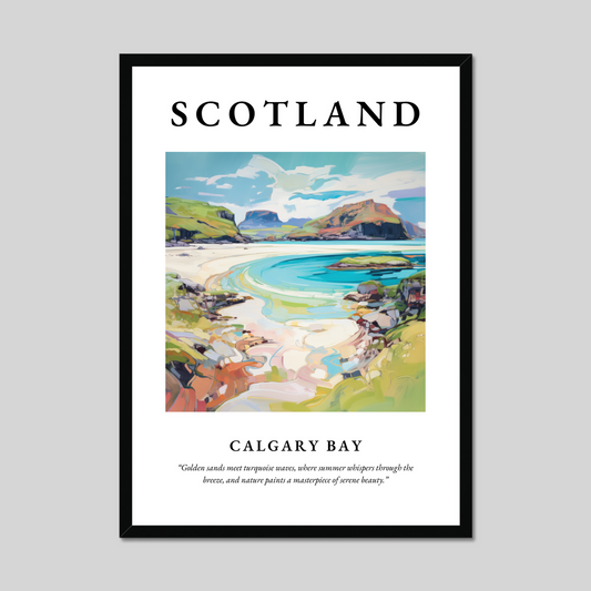 Poster of Calgary Bay, Scotland.