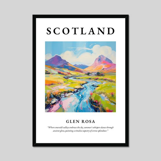 Poster of Glen Rosa, Scotland.