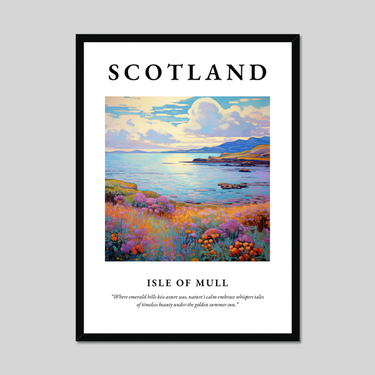 Poster of Isle of Mull, Scotland.