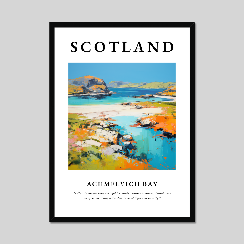 Poster of Achmelvich Bay, Scotland.