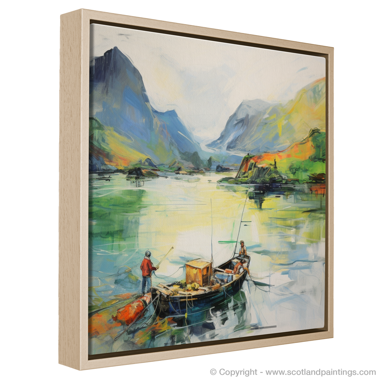 Summer Serenity: Fishermen in Glencoe