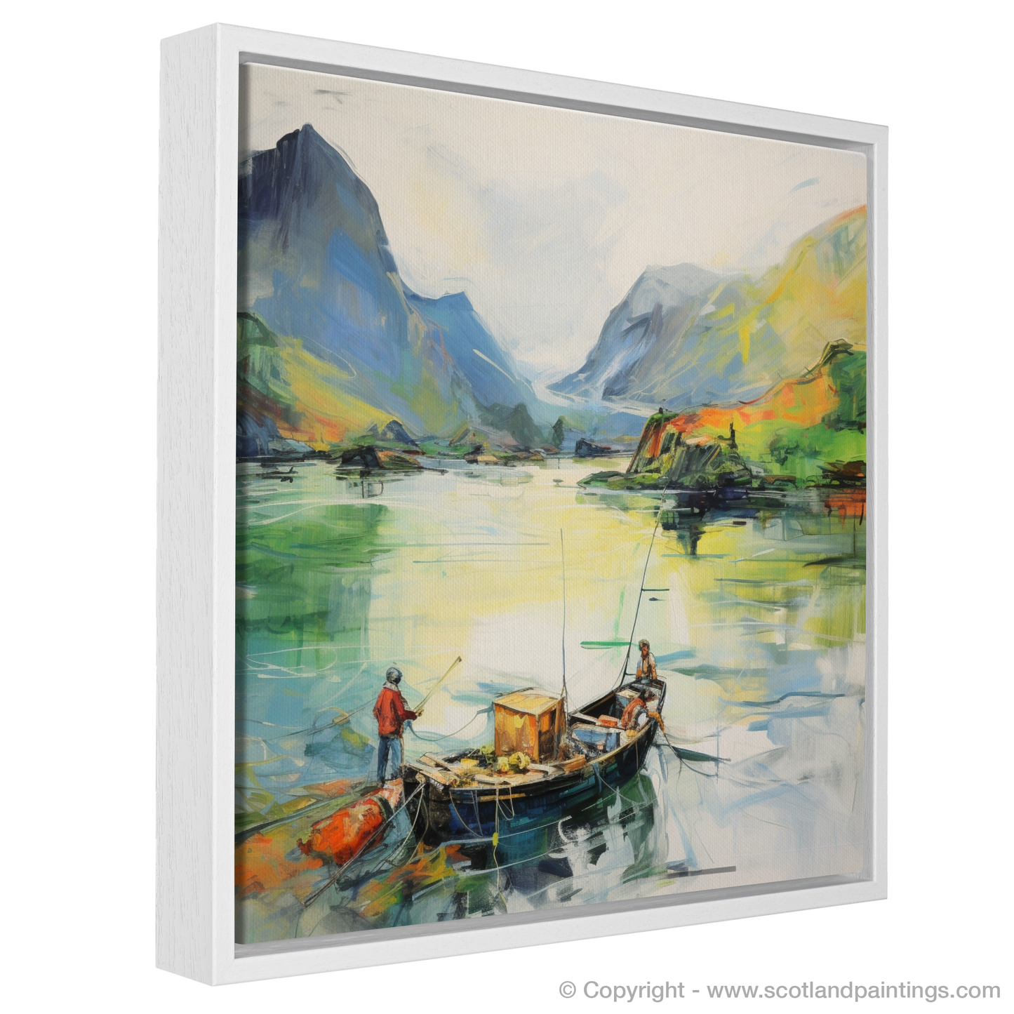 Summer Serenity: Fishermen in Glencoe