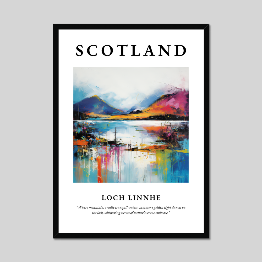 Poster of Loch Linnhe, Scotland.